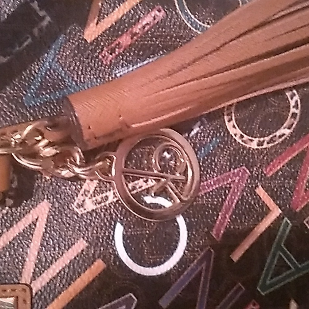 Calvin Klein Bag with Dark Background and Monogram Print (L1) - Picture 4 of 14
